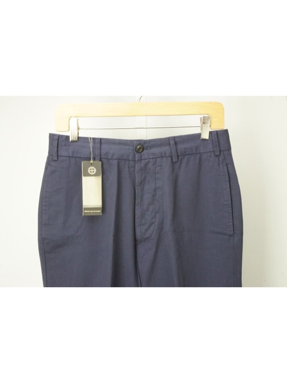 Stone Island Blue Woven 100% Cotton Casual Pants Sz 48 EU BRAND NEW